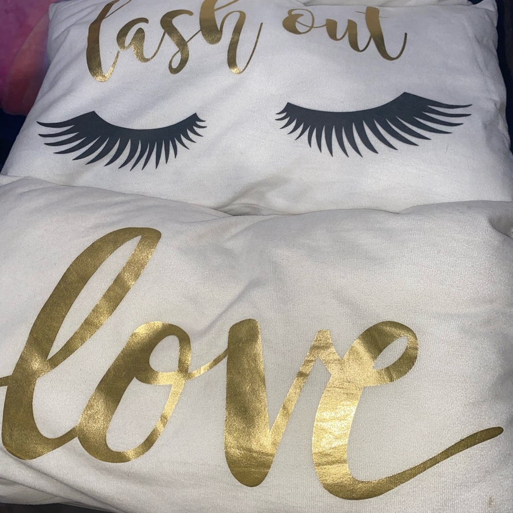 Cute tripple set of lash pillows